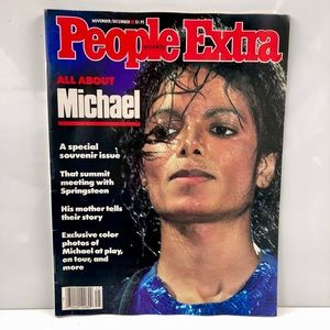People Extra Weekly Magazine All About Michael Nov/Dec 1984 w/ Vintage Ads
